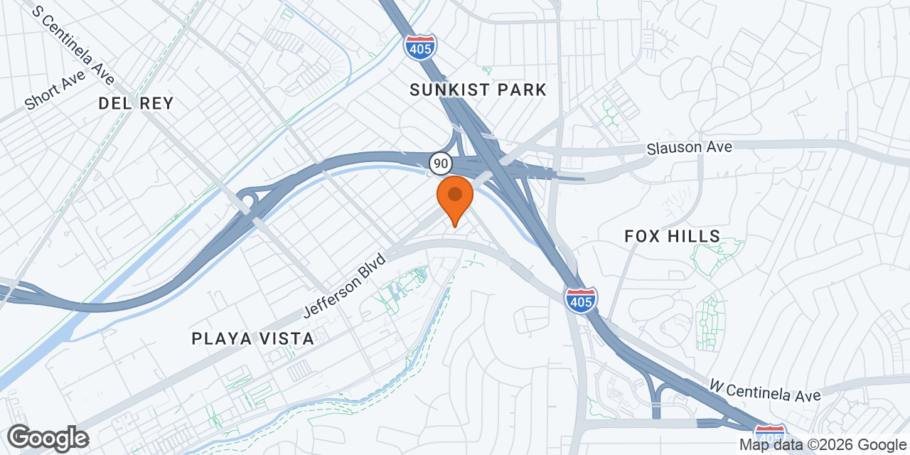 Map of Zoom Room Culver City at 11836 Teale St., Culver City, CA