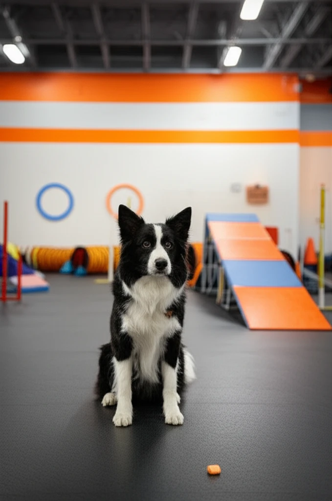 Dog training impulse control at Zoom Room